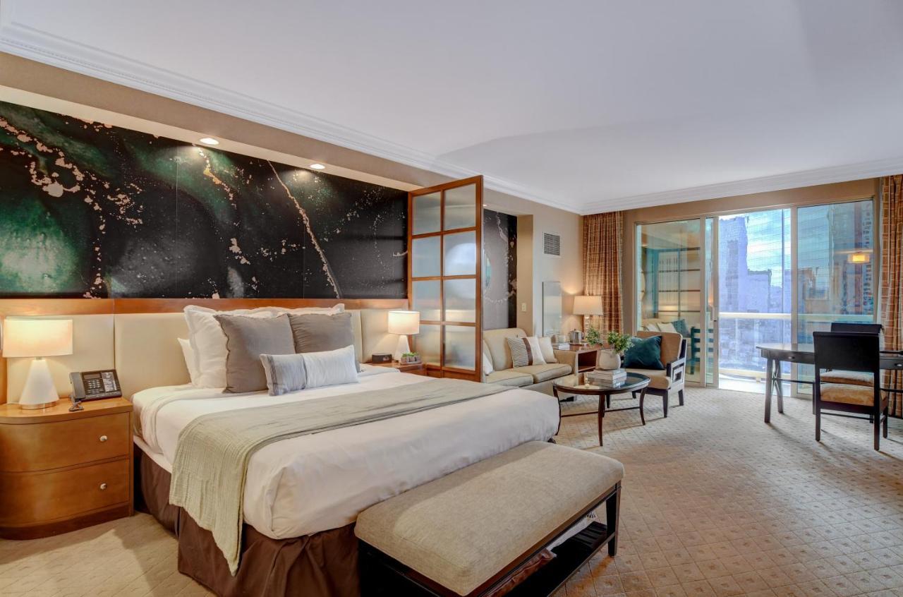 Balcony Full Strip View Suite Mgm Signature Free Valet Las Vegas Buitenkant foto