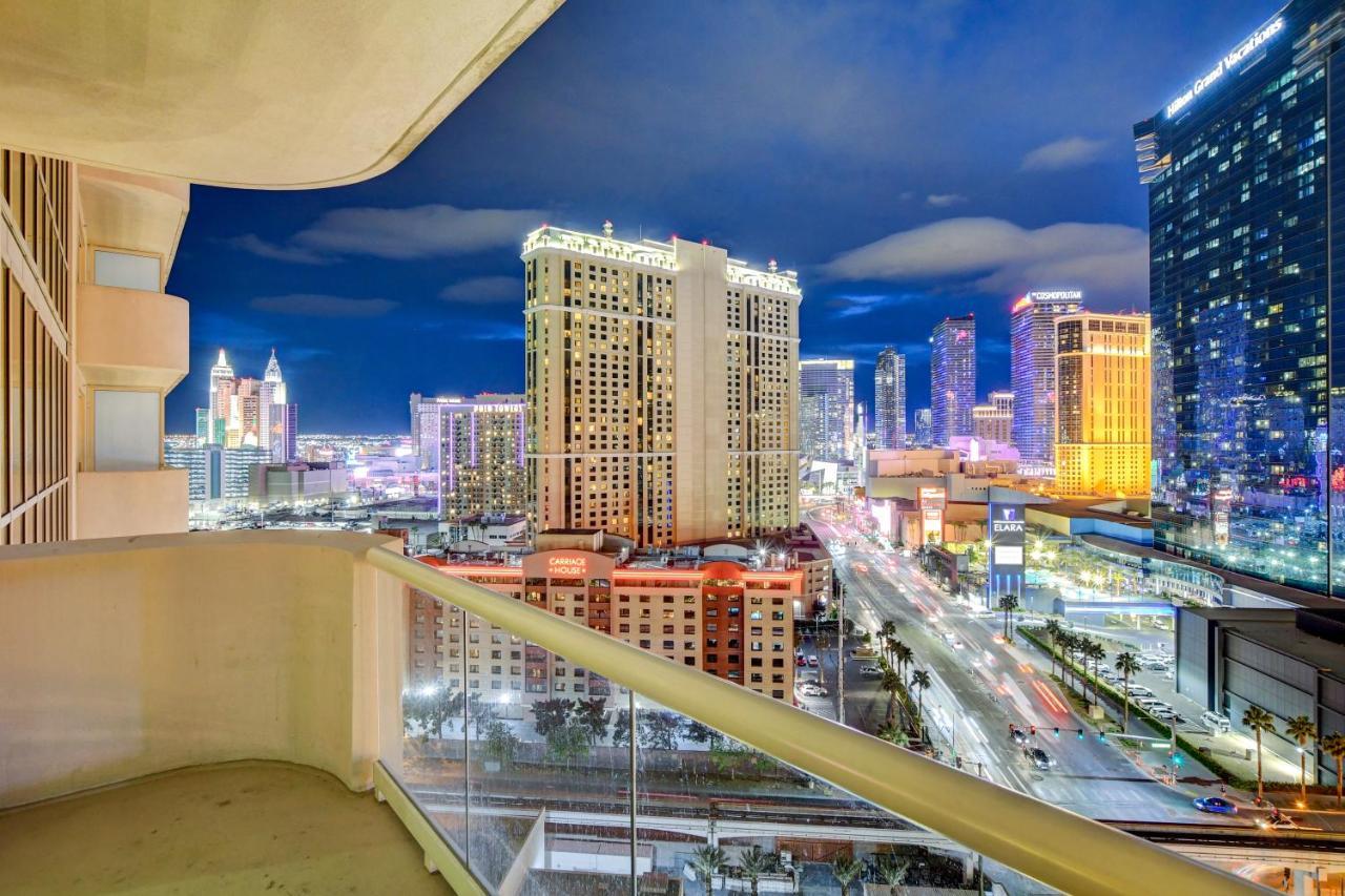 Balcony Full Strip View Suite Mgm Signature Free Valet Las Vegas Buitenkant foto