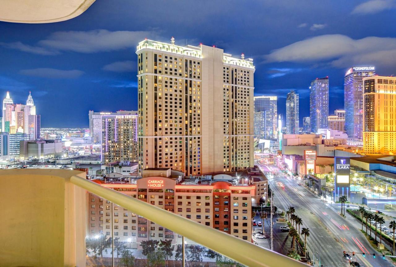 Balcony Full Strip View Suite Mgm Signature Free Valet Las Vegas Buitenkant foto