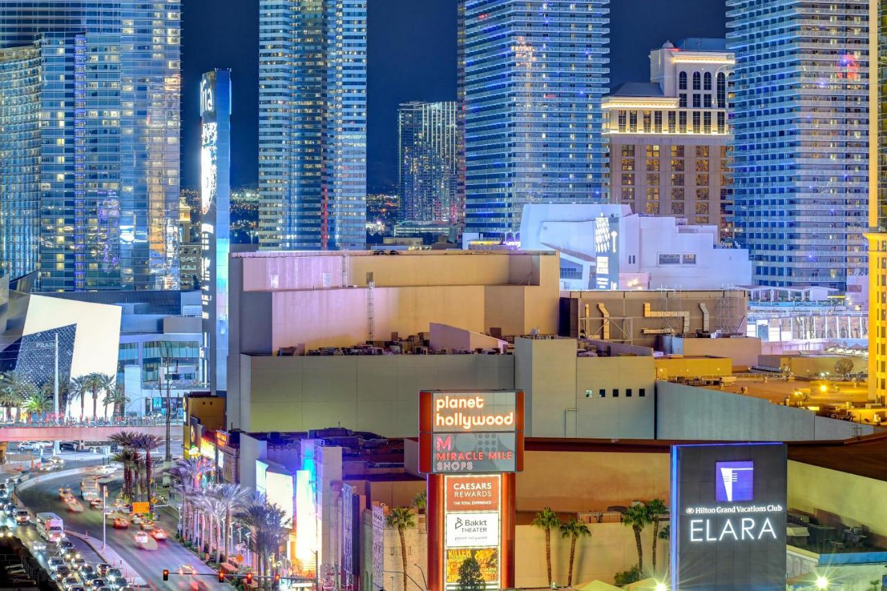 Balcony Full Strip View Suite Mgm Signature Free Valet Las Vegas Buitenkant foto