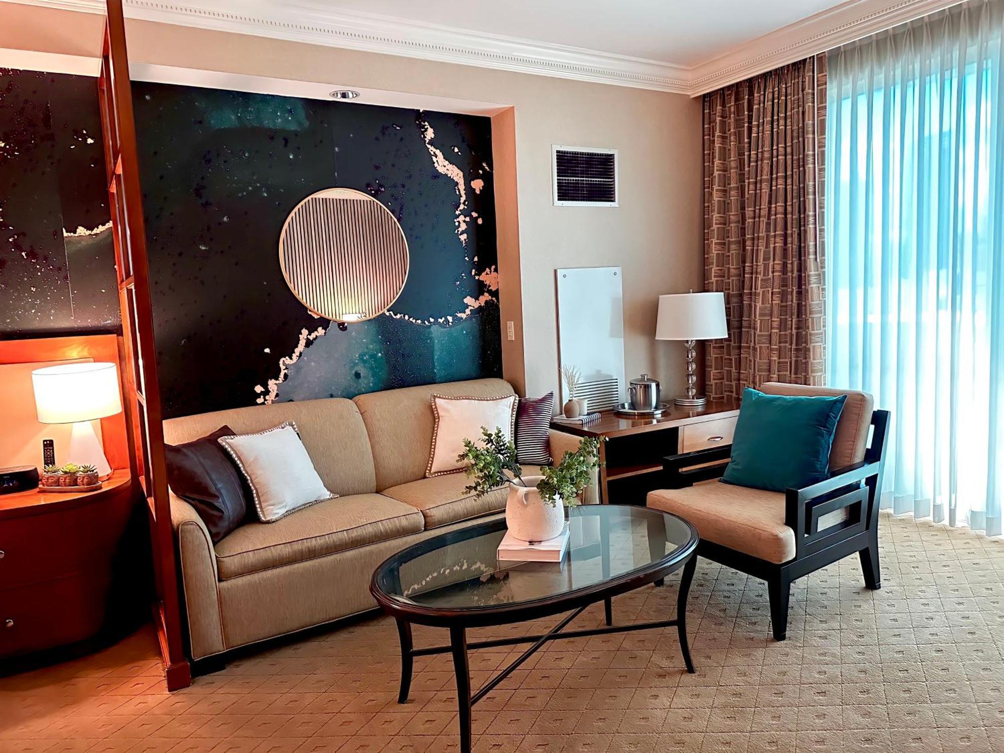 Balcony Full Strip View Suite Mgm Signature Free Valet Las Vegas Buitenkant foto